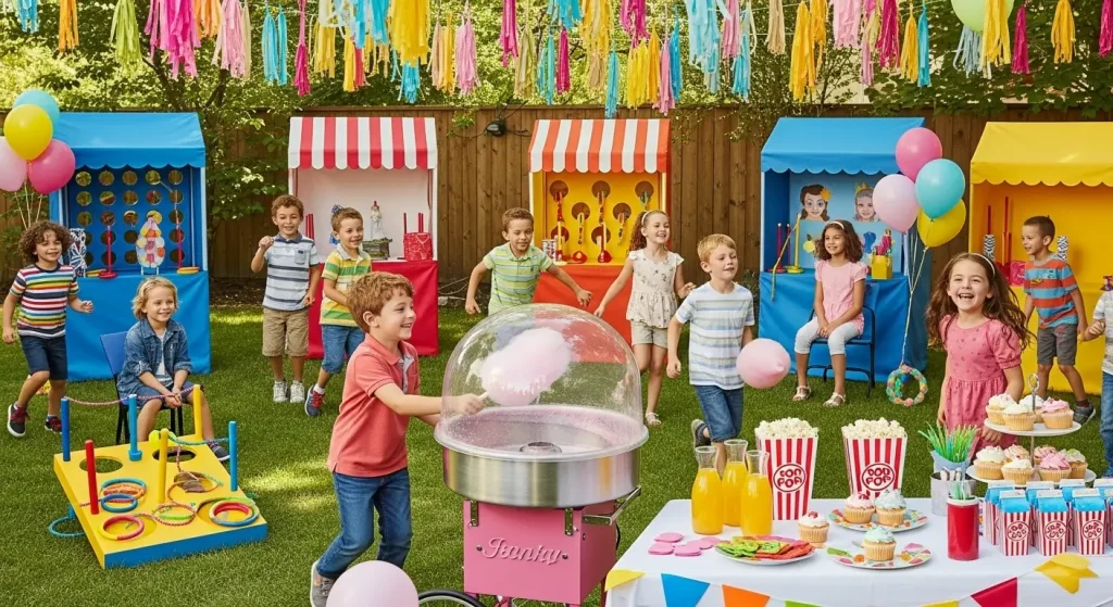 Backyard Carnival for Kids
