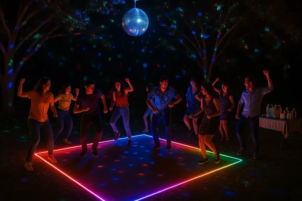 Backyard Dance Floor