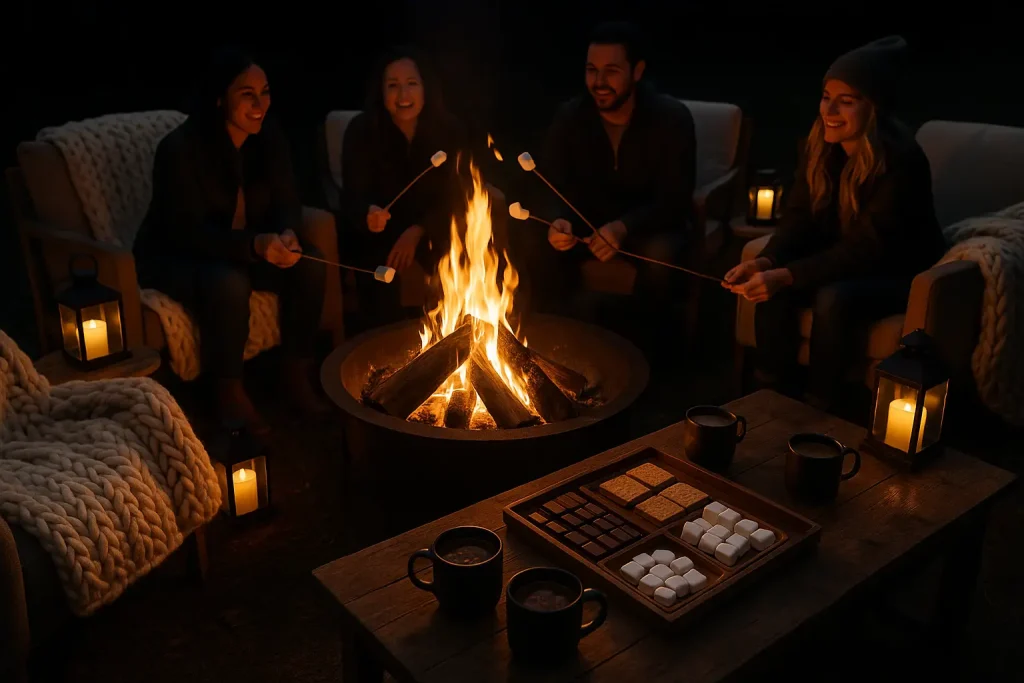 Backyard Party Setup Ideas: Bonefire  Bash