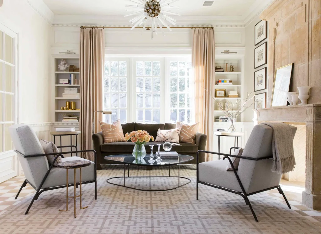 Add Texture with Fluted Millwork and Tufted Furniture