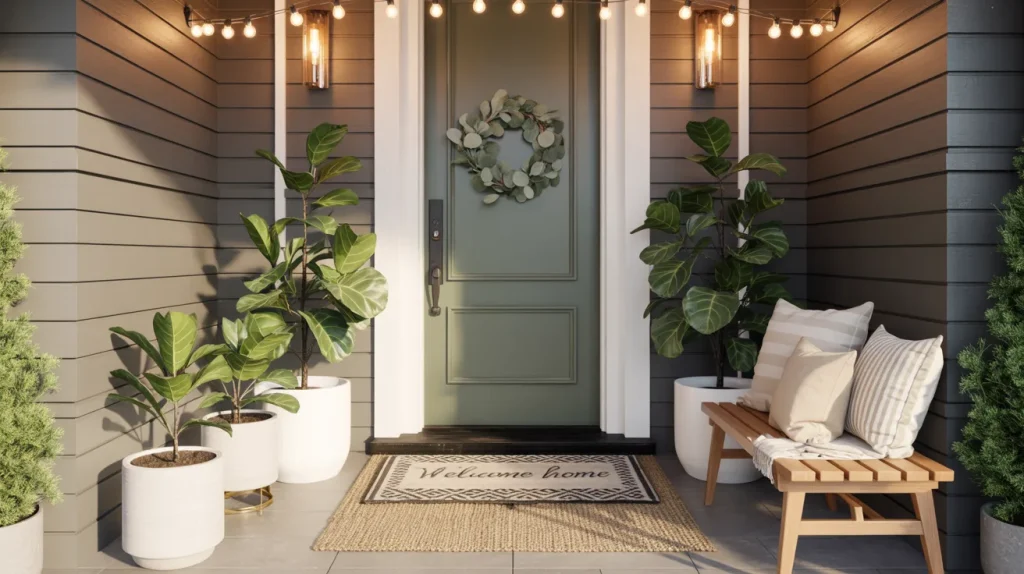 Finish Strong with a Stylish Doormat and Accents