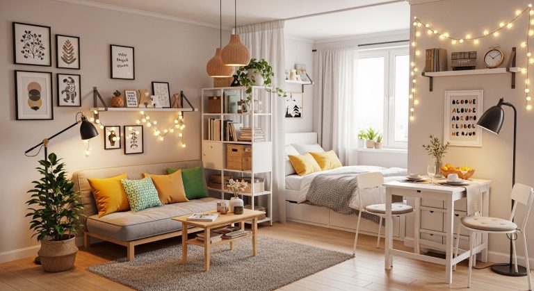 Studio Apartment Decor Ideas on a Budget