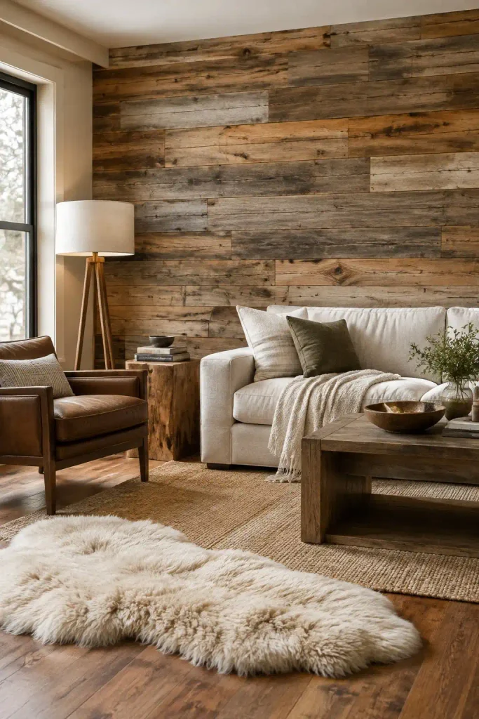 10 Eye-Catching Accent Walls for Cozy Living Rooms 3 Wood Accent Walls for Cozy Living Rooms